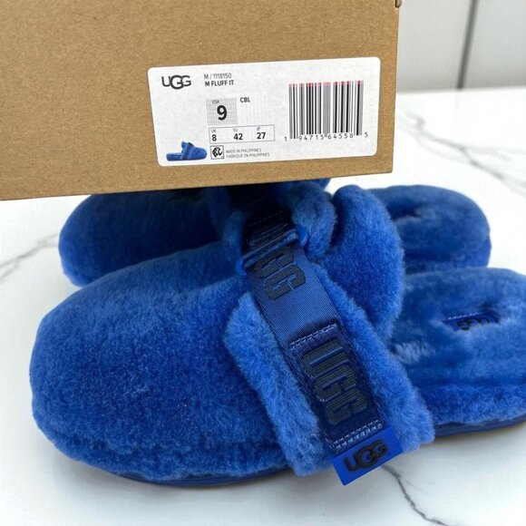 NIB Ugg Men Fluff It Slippers Size US 9 - Picture 11 of 11